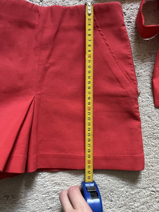 Костюм zara,шорти-спідниця і топ xs