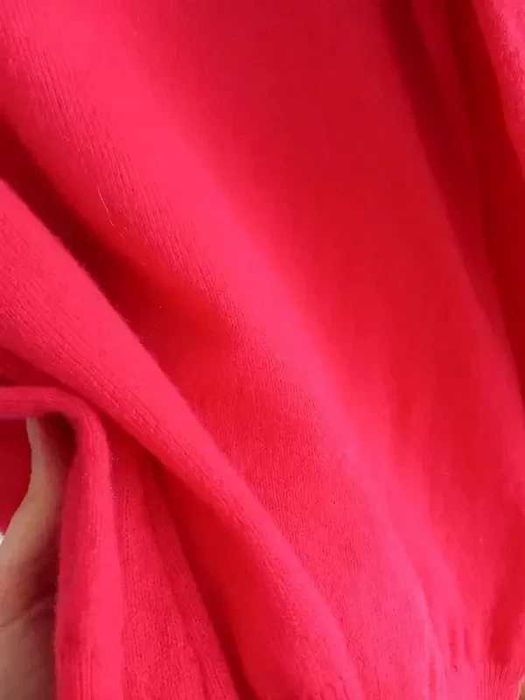 123Paris kaszmirowy sweter różowy malinowy pure cashmere L/XL