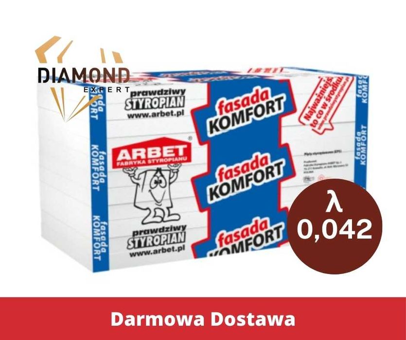 Styropian Elewacyjny Fasadowy Grafitowy Biały 5,8,10,15,20,25,30 cm