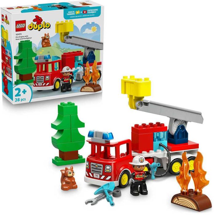 LEGO DUPLO 10473 WÓZ STRAŻACKI z wężem i strażakiem