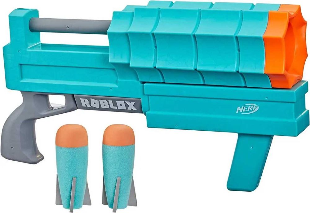 Бластер Нёрф Роблокс Укус Акулы NERF Roblox Sharkbite Rocker Blaster