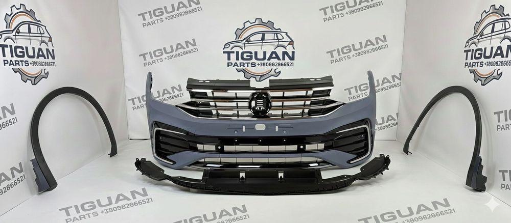 Бампер Tiguan  R-line 2021+.    Арки в комплекті 5NN807217AQGRU