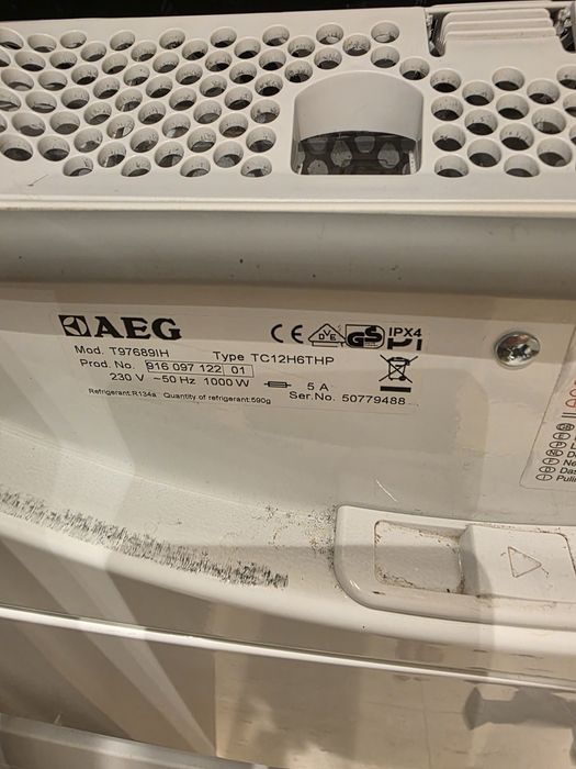 Сушильна машина AEG T97689H під вілновлення