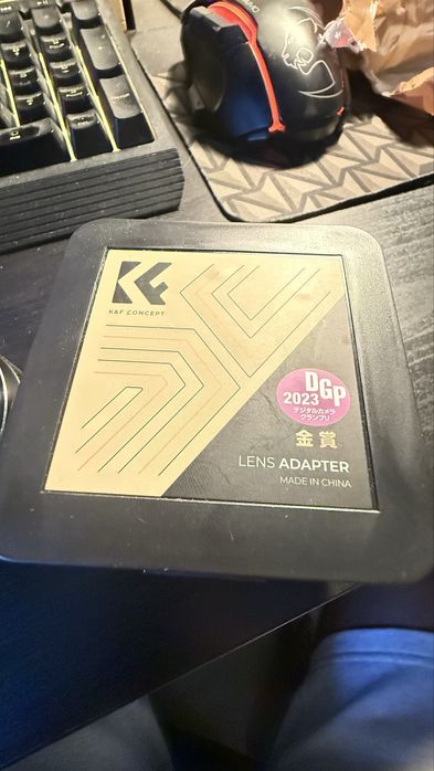 Lemte manual Foco Nikon F para adaptador