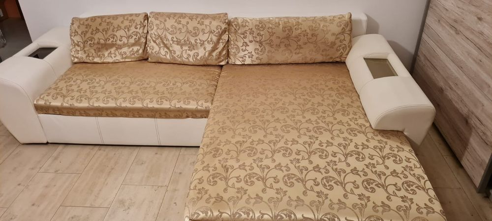 Kanapa rozkładana skóra ekologiczna