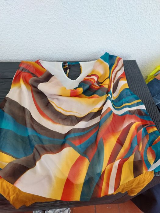 Blusa manga à cava M