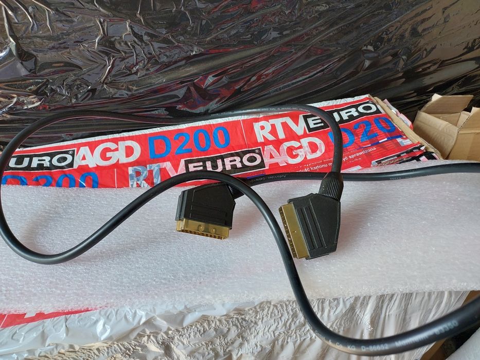 HAMA Kabel Euro Eurozłącze SCART-SCART do Dekoder DVB-T2 DVD