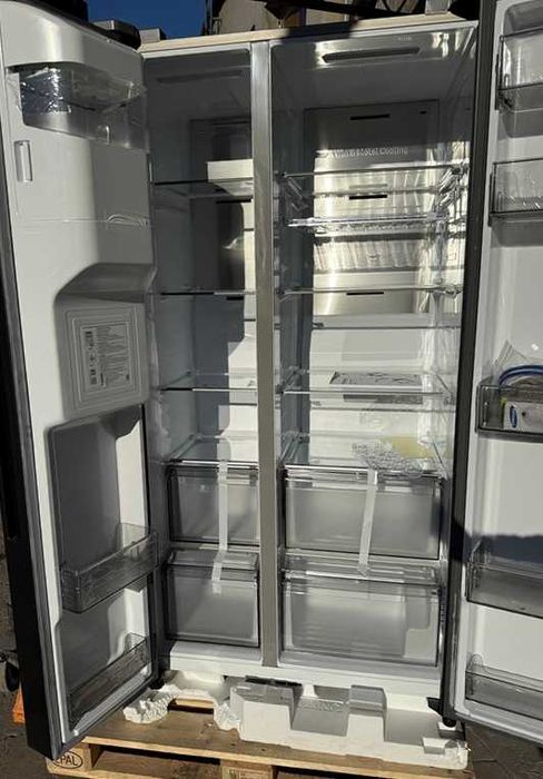Lodówka Samsung RS68A884CB1 Side by Side No frost 178cm dystr. wody.