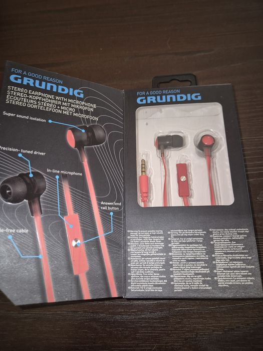 Słuchawki douszne przewodowe Grundig