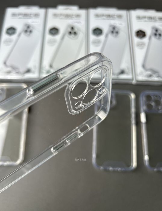 SPACE case full camera чехол спейс прозрачный плотный iPhone 15 pro ma