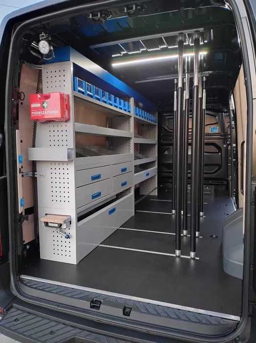 Zabudowa warsztatowa, serwisowa Master, Ducato, Sprinter, Crafter, TGE