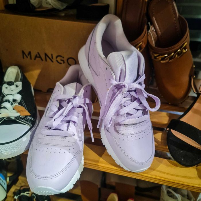 Sapatilhas Reebok Classic Lilás – Tamanho 37.5 | Como novas