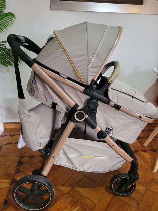 Carrinho de bebe completo 3 em 1