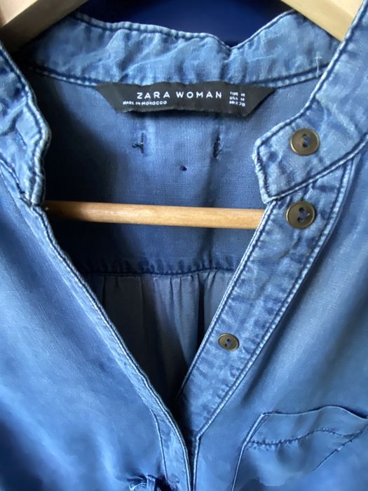 Туника,платье Zara легкий коттонпод джинс