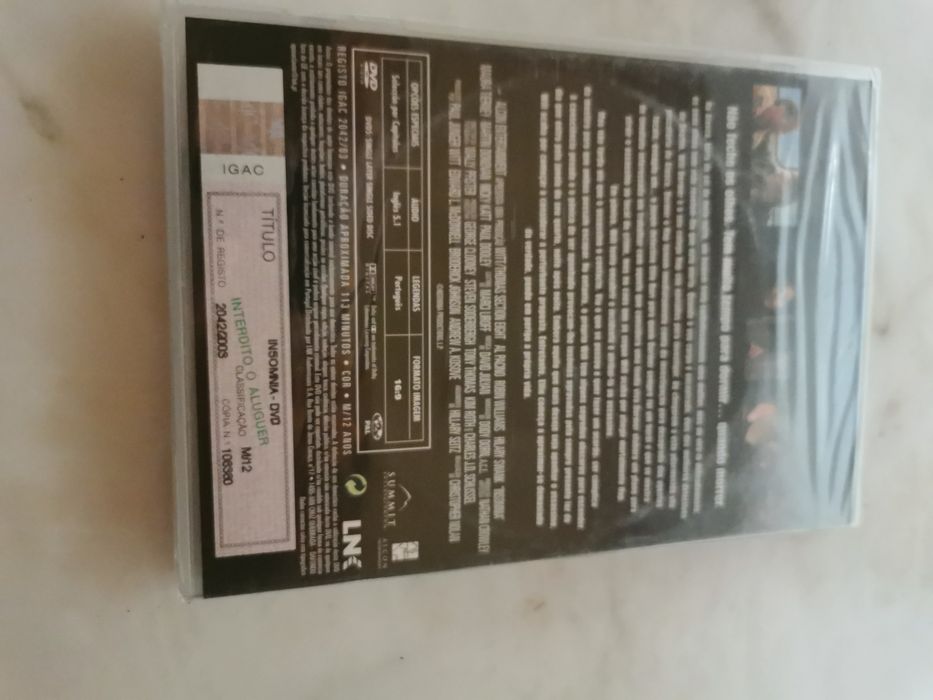 DVD Insomnia novo