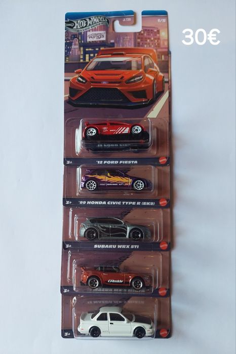 Set's Hot wheels silver series