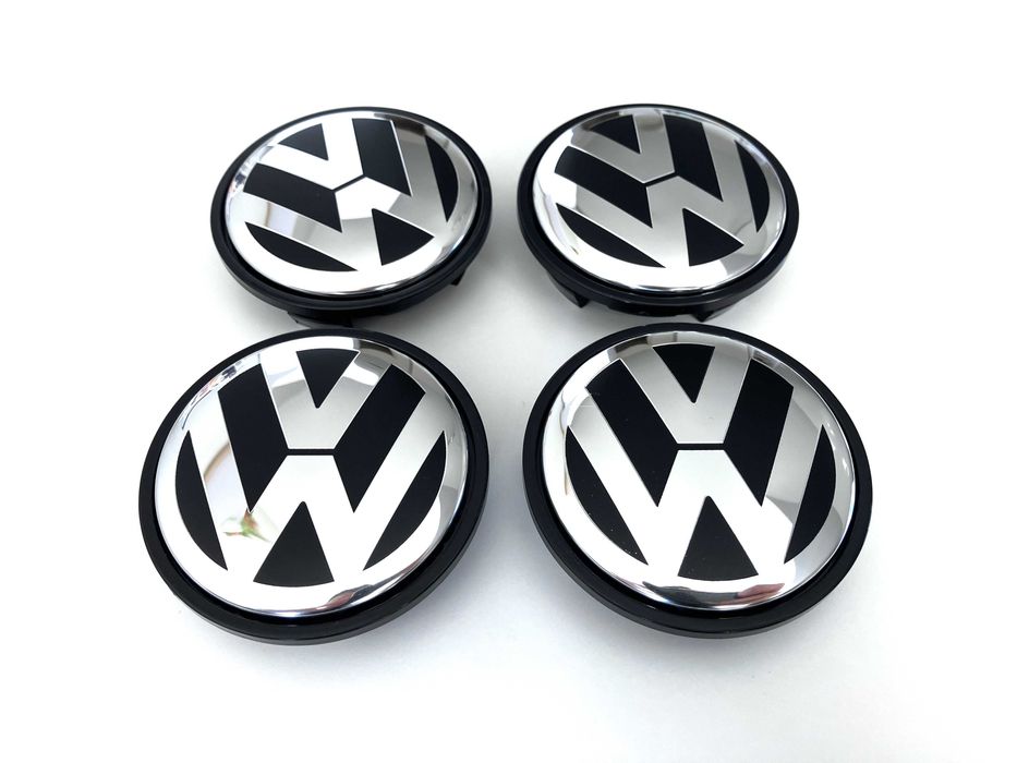 Dekielki 4x 65mm do felg VW Volkswagen zaślepki kapselki emblematy!