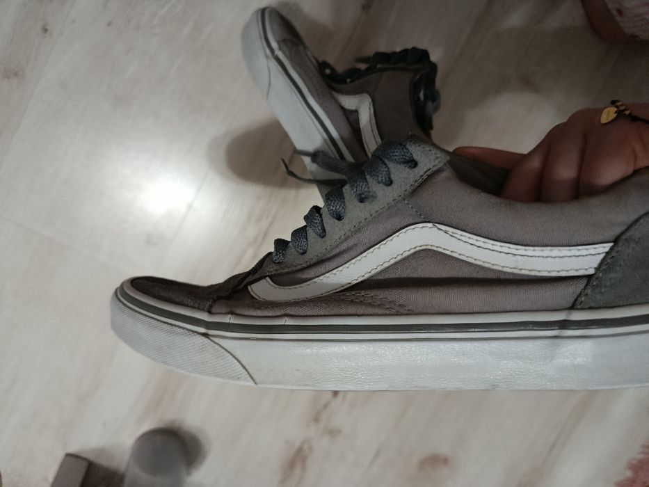 Buty męskie Vans szare stan dobry