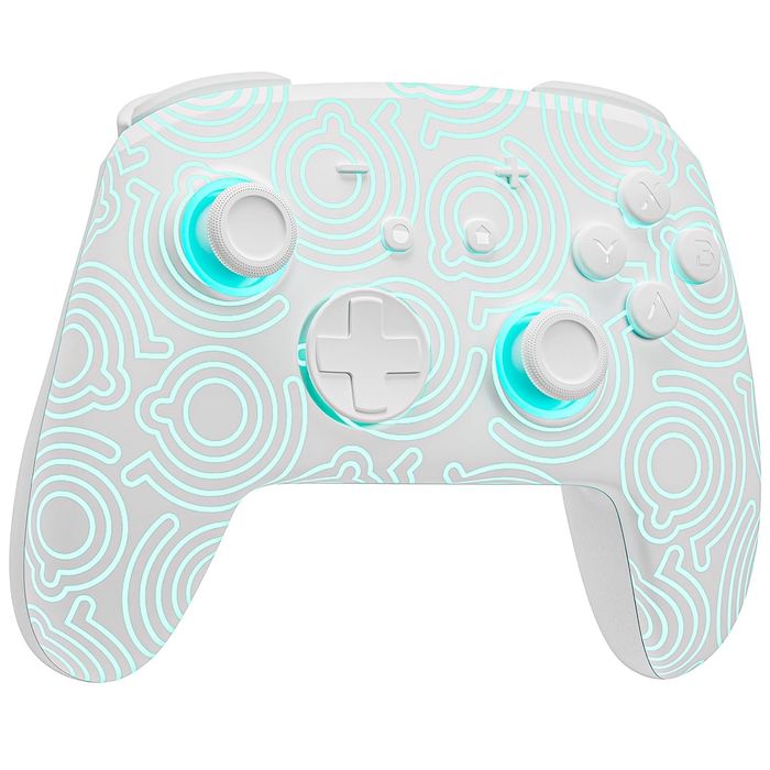 Kontroler bezprzewodowy PALPOW do Switch 2 z RGB LED - Biały