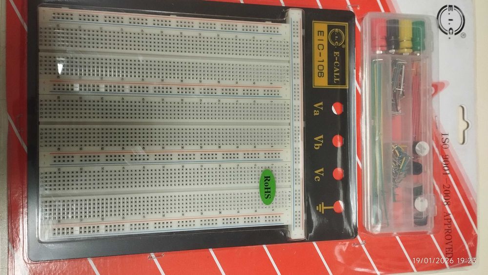 Breadboard placa de ensaios nova