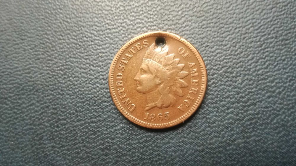 USA 1 cent 1865 (Indian head)