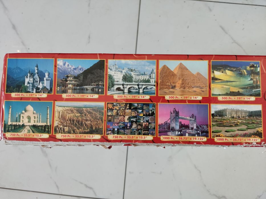 Puzzle 6750 elementów 10 obrazków
