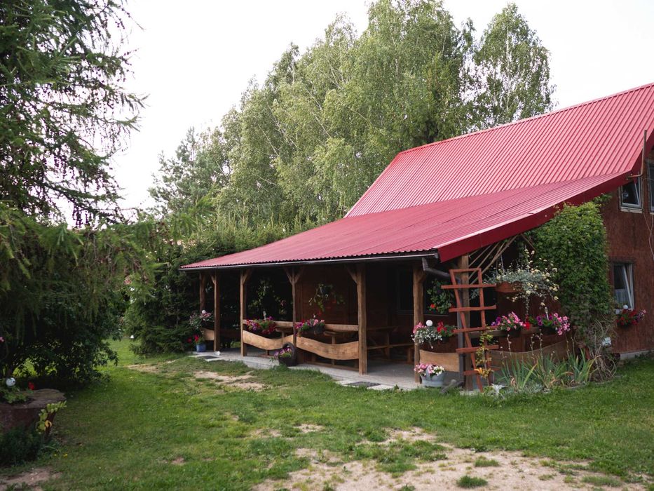 Domek nad stawem- Warpuny, mazury