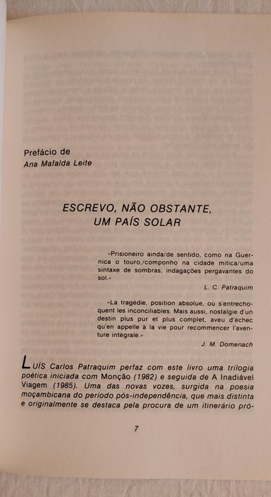 Vinte e tal novas formulações e uma elegia carnívora