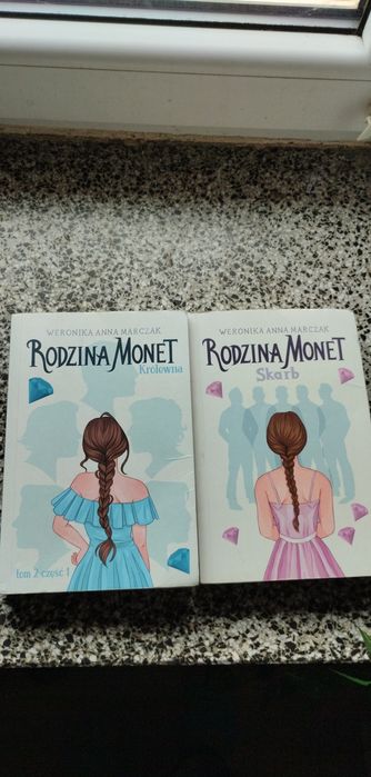 Książki Rodzina Monet, stan bdb