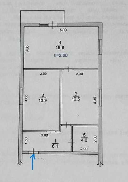 Продажа • 2к квартира • Центр | ул. Котельная • 58.3 м² • 2/2 этаж • новострой • #146532