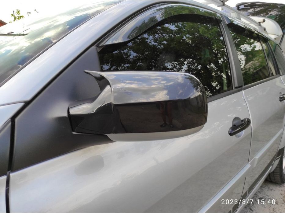 Renault Clio III 2005-2012 рр. Кришки дзеркал BMW-style (2 шт)