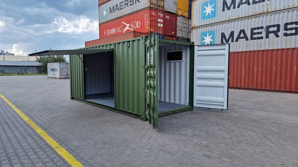 Kontener 20'DC gastronomiczny morski stoisko gastro - Gdańsk