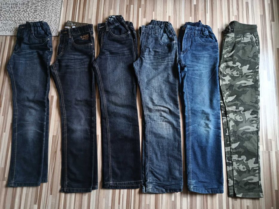 Spodnie Jeans PAKA 146 R Stan DB+ Jesień Zima Ocieplane Okazja Wwa