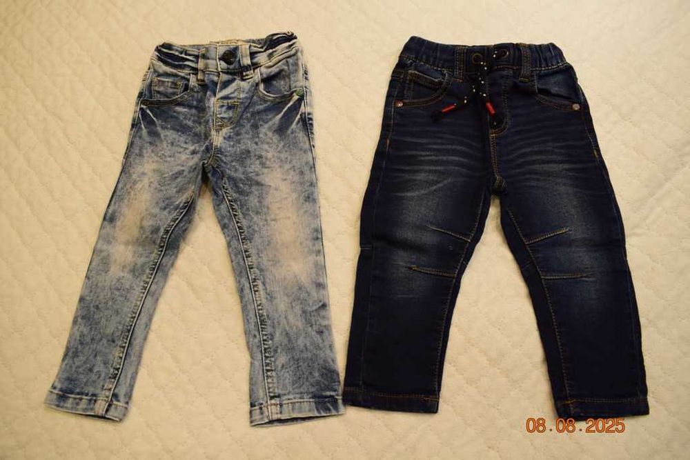 073__next__9-12 mies 80 cm__ 2 pary jeansów