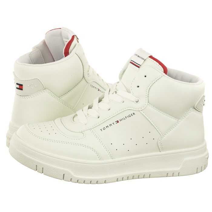 buty Tommy Hilfiger 37 wyższe sneakersy 37 Tommy Hilfiger off white