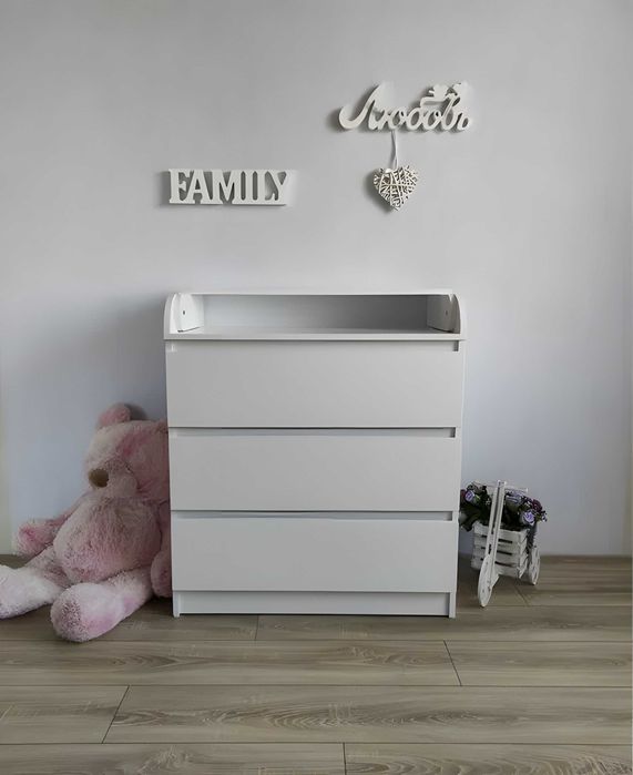 Без острых краёв! Пеленальный комод в детскую комнату от производителя