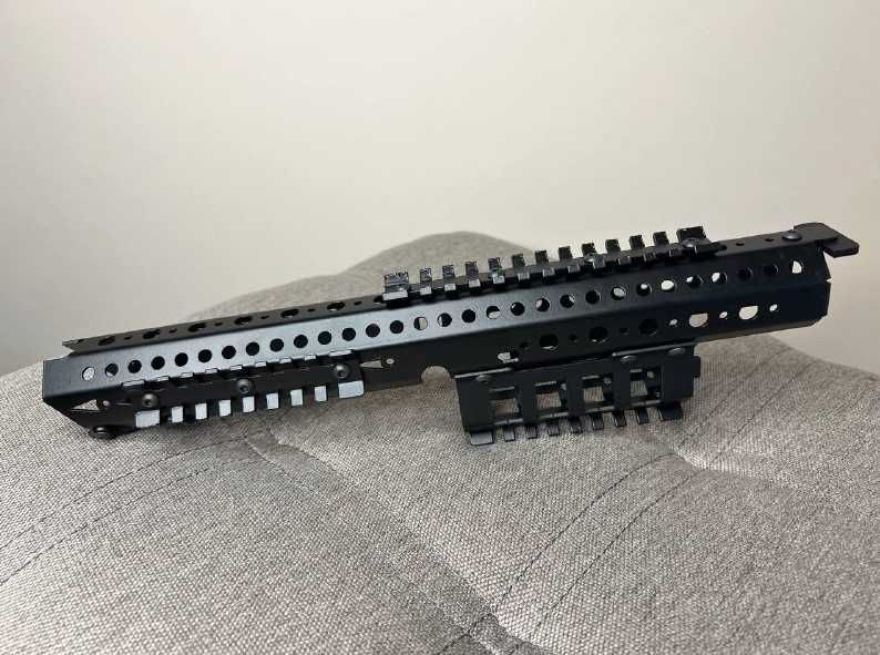 Тактична довга цівка цевье сталева для АК АКС АКМ ГАРАНТІЯ ВИРОБНИК