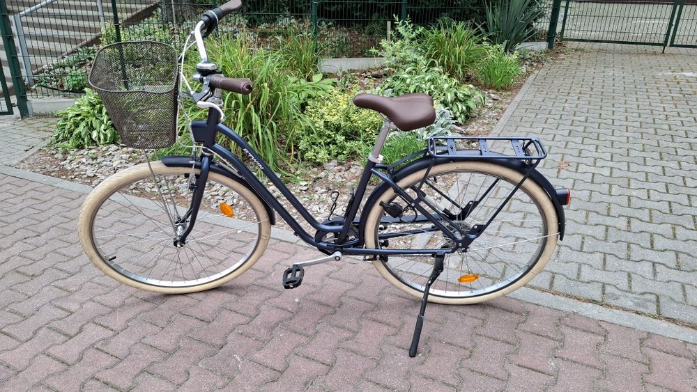 Rower miejski Elops 520 niska rama - Decathlon, serwisowany ! koła 28