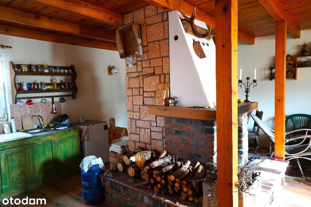 Bieszczady. Dom jednorodzinny z kominkiem, blisko lasu