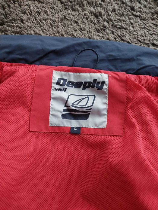 Corta Vento Forrado c Capuz, Zipper, Homem T: L Original DEEPLY