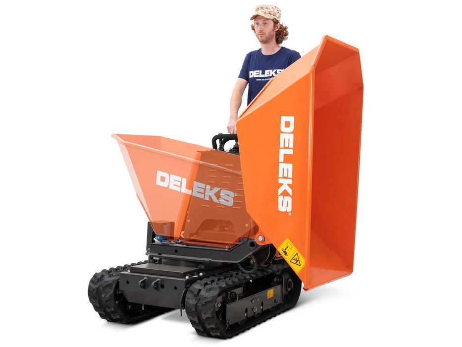 Minidumper de lagartas M8000R-BS 800 kg Descarga lat.–13.5cv – E-start
