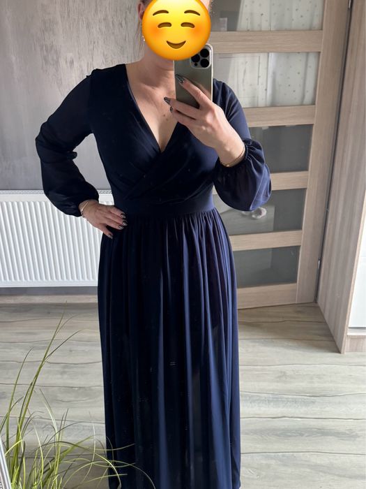 Sukienka dluga maxi Roco Fashion XL