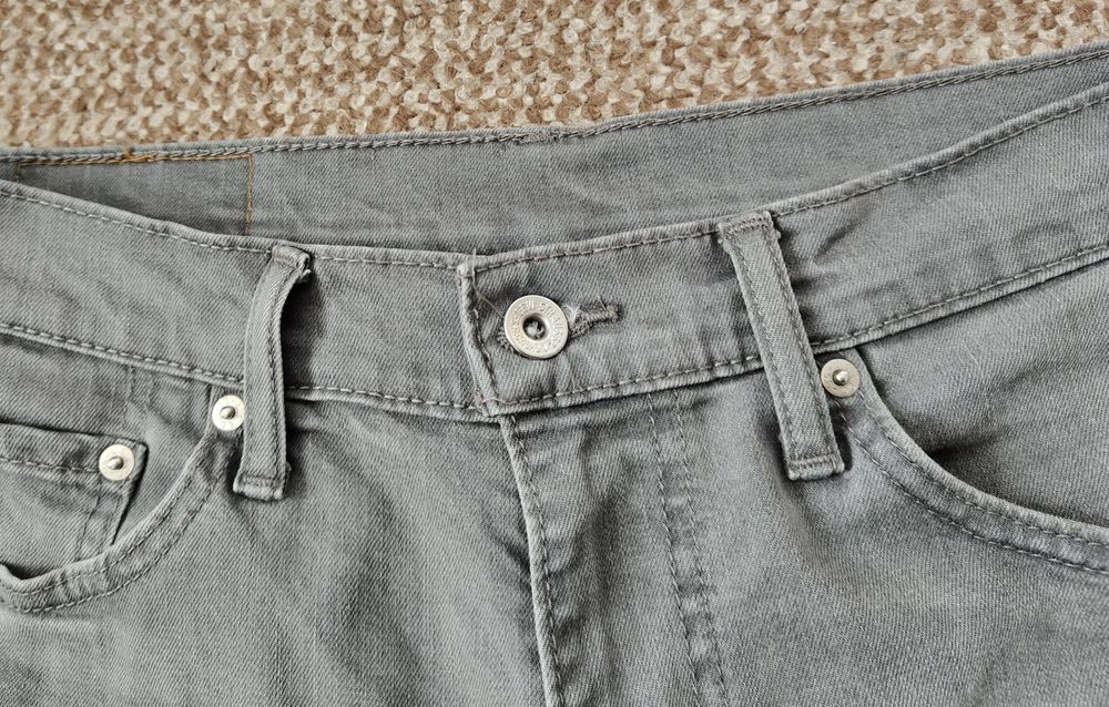 Levi's 511 джинси slim fit оригінал W30 L30 сірі лівайс