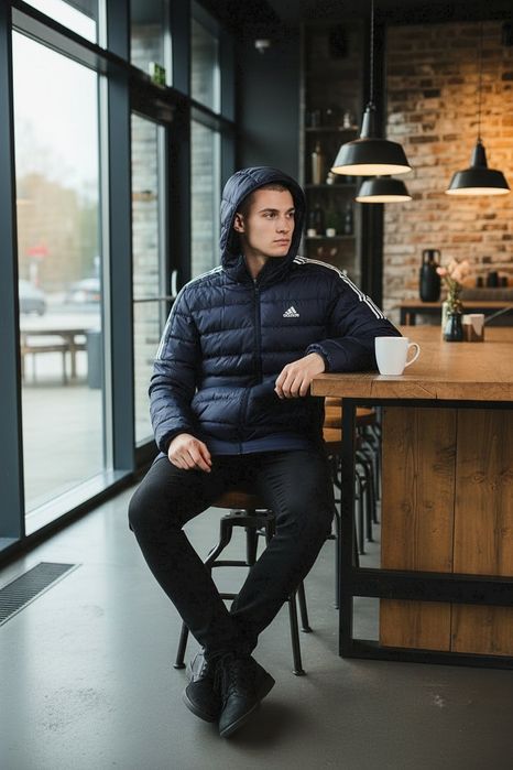 Чоловіча парка Adidas Essentials Down Parka(Оригінал)розмір S та М