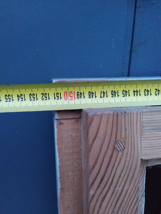 Дерев'янний віконний блок 151см х 148(h)