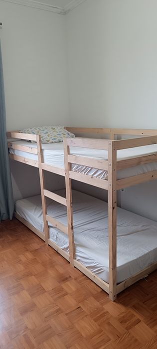 Cama Beliche em Madeira