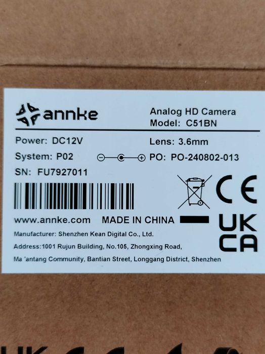 Sistema de videovigilância Annke NOVO com 4 câmeras e gravador com 2TB
