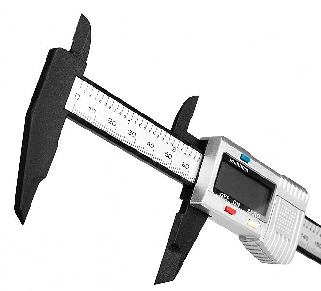 Suwmiarka Cyfrowa 150 Mm, Kompozyt Włókna Węglowego Top Tools 31C621-1
