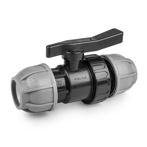 Zawór PE x PE, PN 16, kulowy, nawadnianie ogrody