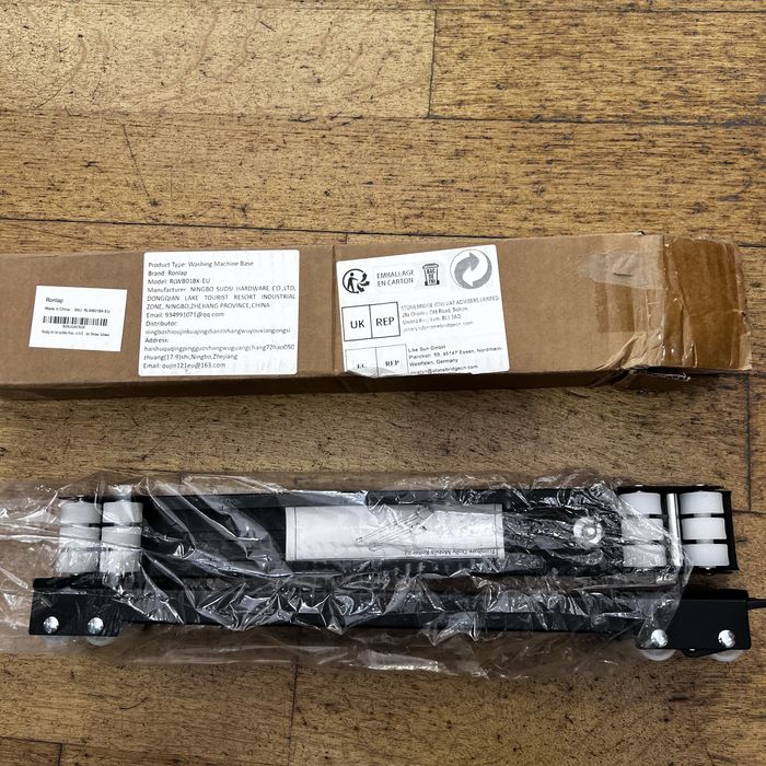 Rolo suporte plataforma extensível p/ eletrodomésticos pesados - NOVO